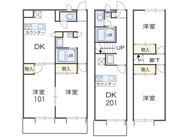 平松駅 徒歩9分 2階の物件間取画像